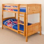 Wooden Bunk Bed Kids Childrens Single PINE,WHITE or GREY 3ft Christopher