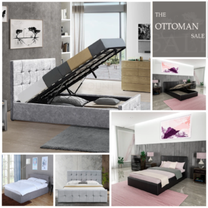 Ottoman Storage Gas Lift Up Single Double King Size Bed Memory Foam Mattress