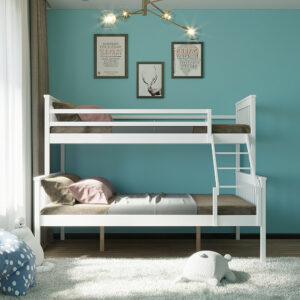 Triple 3 Sleeper Single Double Solid Pine Bunk Bed Frame Beds for Child Adult UK