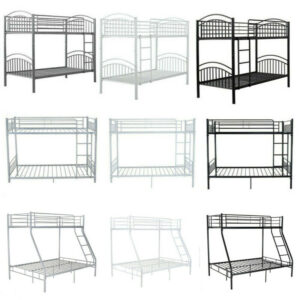 Twin Bunk / Triple Bunk Beds Metal Frame for Sleeper Child Kid Adult Bed Frame