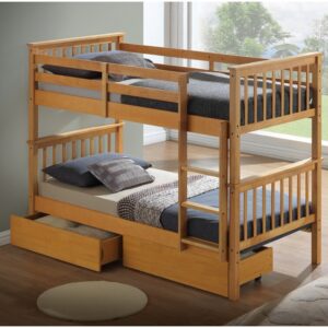 Boyer Single Bunk Bed with Drawers