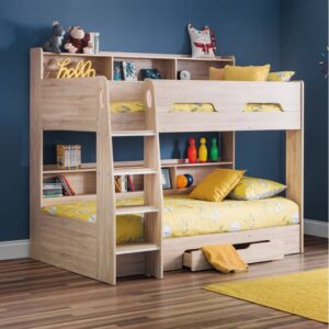 Bridgegate Single Bunk Bed With Drawers and Shelves