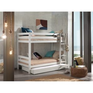 Deangelo European Single Bunk Bed with Trundle