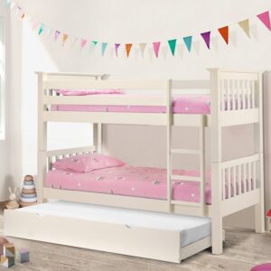 Hershman Single Bunk Bed with Trundle