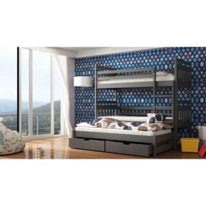 Kraft Single Bunk Bed with Trundle