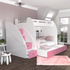 Marques Bed with Drawers and Trundle