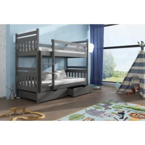 Massimo Single (3') Bunk Bed with Drawers