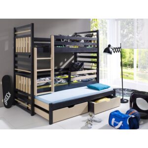 Mulford Bunk Bed with Trundle
