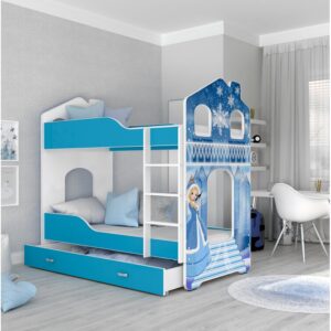Weston European Toddler Bunk Bed with Drawer