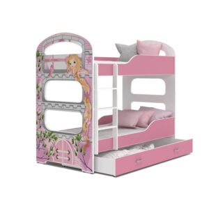 Malachy 80 x 190cm Bunk Bed with Drawer