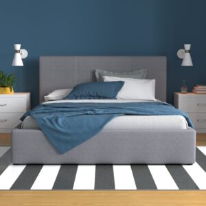 Abdal Upholstered Bed Frame with Mattress