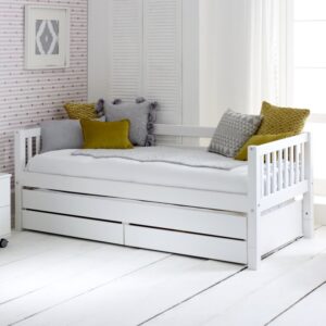 Booth European Single (90 X 200Cm) Solid Wood Daybed with Trundle