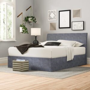 Clarissa Upholstered Ottoman Bed