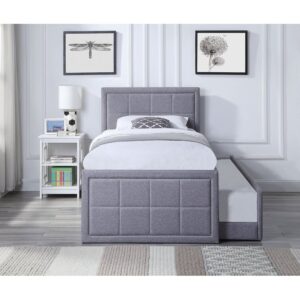 Cryptopodium Single (3') Upholstered Trundle Bed