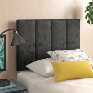 Ernestine Crushed Velvet Upholstered Headboard
