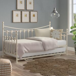 Glaucus Single (3') Solid Wood Daybed with Trundle and Mattress