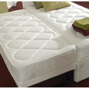 Julius Single (3') Solid Wood Guest Bed with Trundle and Mattress