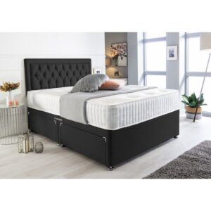 Mcclelland Bumper Suede Divan Bed