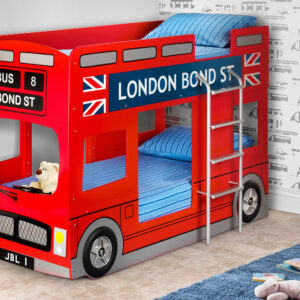 Julian Bowen London Bus 3FT Single Wooden Bunk Bed
