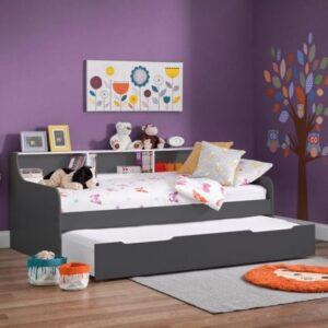 Grace Grey Wooden Day Bed with Guest Bed Trundle