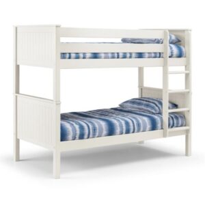 Maine White Wooden Bunk Bed
