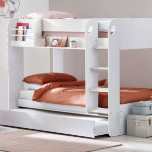 Julian Bowen Mars Wooden Bunk Bed - White