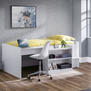 Neptune White Wooden Cabin Bed Frame - 3ft Single