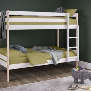 Nova White and Oak Bunk Bed