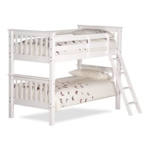 Oxford White Wooden Bunk Bed