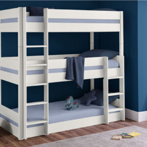 Julian Bowen Triple Bunk Bed - Surf White